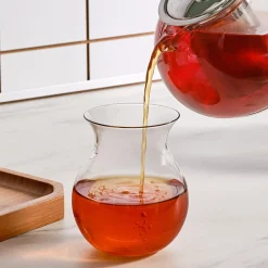 New X Refika Glass Teapot Set, Medium, Transparent Turkish Teapots