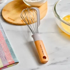 x Refika Wooden Handle Breaker with Scrap, Gray Kitchen Gadgets