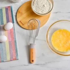 x Refika Wooden Handle Breaker with Scrap, Gray Kitchen Gadgets