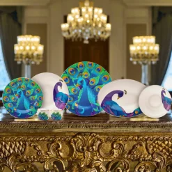 New X The Shop Çırağan Palace 28-Piece Fine Pearl Dinner Set for 6 People, Multi See All Dinner Sets|Fine Pearl Dinner Sets