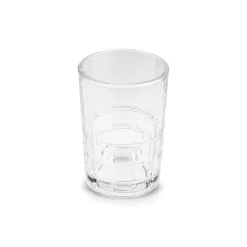New Yaren 6-Piece Glass Small Water Glass Set for 6 People, 115ml, Transparent Coffee Glasses