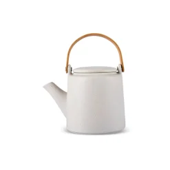 Sale Yuuki 7-Piece Ceramic Tea Cup Set for 6 People, Beige Tea Set