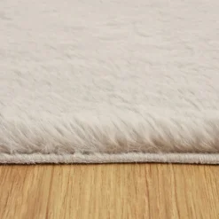 Online Kasmir Rugs 7/24 Cosy Premium Faux Fur Rug, 100cmx150cm, Gray Faux Fur Rugs