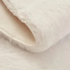Discount Kasmir Rugs 7/24 Premium Faux Fur Rug, 80cmx150cm, White Faux Fur Rugs