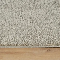 Discount Kasmir Rugs 7/24 Puffy Nina Rug , 80cmx300cm, Light Grey Modern Rugs