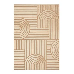 Best Kasmir Rugs 7/24 Scandinavian Thor Rug, 120cmx180cm, Beige Multi Scandinavian Rugs