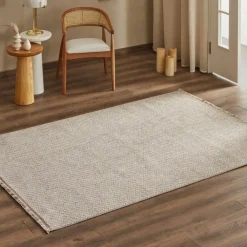 Outlet Kasmir Rugs 7/24 Scandinavian Premium Linda V2 Rug, 80cmx150cm, Light Brown Scandinavian Rugs