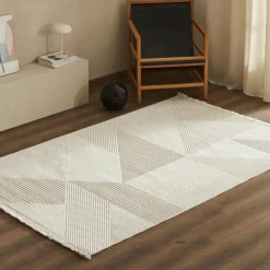 Discount Kasmir Rugs 7/24 Scandinavian Clara Rug, 80cmx150cm, White Scandinavian Rugs