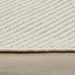 Discount Kasmir Rugs 7/24 Scandinavian Clara Rug, 80cmx150cm, White Scandinavian Rugs