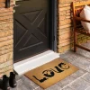 Online Kasmir Rugs Cat Love Coco Door Mat, 45cmx75cm, Multi Modern Rugs