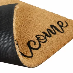 Sale Kasmir Rugs Cat Welcome Coco Door Mat, 40cmx60cm, Multi Door Mats