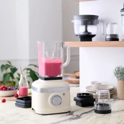 Best KitchenAid Artisan Blender, 1.4L Bottle, 1200W, Almond Cream Blenders