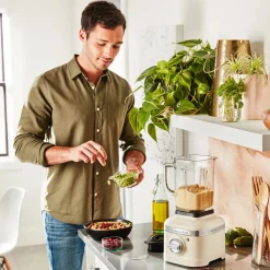 Best KitchenAid Artisan Blender, 1.4L Bottle, 1200W, Almond Cream Blenders