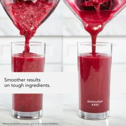 Best KitchenAid Artisan Blender, 1.4L Bottle, 1200W, Almond Cream Blenders