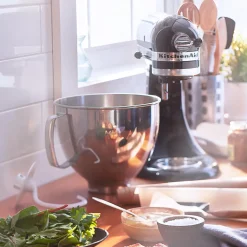 Hot KitchenAid Artisan Tilt-Head Stand Mixer, 4.8L, 300W, Onyx Black Stand Mixers