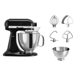 Hot KitchenAid Artisan Tilt-Head Stand Mixer, 4.8L, 300W, Onyx Black Stand Mixers