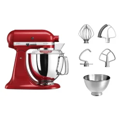 Best KitchenAid Artisan Tilt-Head Stand Mixer, 4.8L, 300W, Empire Red Stand Mixers