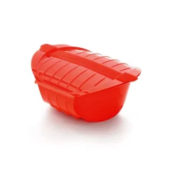 Online Lèkuè Deep Steam Case, 21.2cmx15.5cmx8.5cm, Red Microwave Dishes & Bowls|Cake Tins