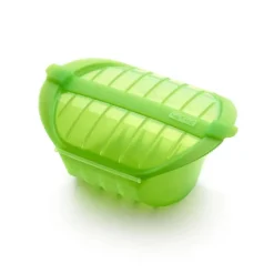Hot Lèkuè Deep Steam Case, XLarge, Green Microwave Dishes & Bowls|Cake Tins