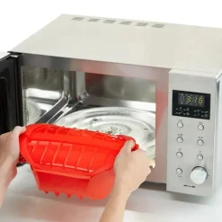 Hot Lèkuè Deep Steam Case, XLarge, Green Microwave Dishes & Bowls|Cake Tins