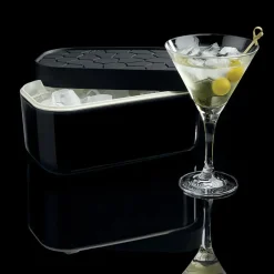 Hot Lèkuè Ice Cube Box, 22.5cmx12.5cmx11.6cm, Black Kitchen Utensils