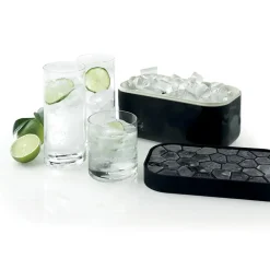 Hot Lèkuè Ice Cube Box, 22.5cmx12.5cmx11.6cm, Black Kitchen Utensils
