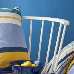 Clearance Nautica Home Dover 100% Turkish Cotton Duvet Cover Set, Single, 140cmx200cm, Blue Multi Duvet Cover Sets