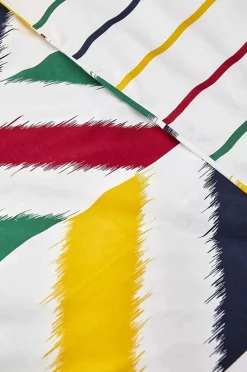 Hot Nautica Home Herring 100% Cotton Duvet Cover Set, Double, 200cmx200cm, White Multi Duvet Cover Sets