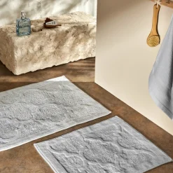 Outlet Nautica Home Katy 2-Piece Bath Mat, Grey Bath Mats