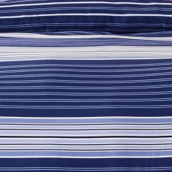 New Nautica Home Moby 100% Turkish Cotton Duvet Cover Set, Double, 200cmx200cm, Navy Blue Multi Duvet Cover Sets