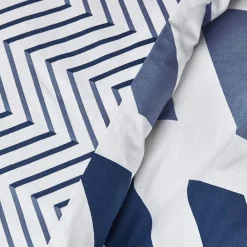 Sale Nautica Home Orion 100% Turkish Cotton Duvet Cover Set, Double, 200cmx200cm, Navy Blue Duvet Cover Sets