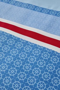 New Nautica Home Spinning 100% Turkish Cotton Duvet Cover Set, Double, 200cmx200cm, Blue Multi Duvet Cover Sets