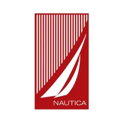 Outlet Nautica Home Stripe J 100% Turkish Cotton Beach Towel, 90cmx180cm, Red Multi Towels