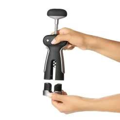 Sale OXO Steel Winged Corkscrew With Removable Foil Cutter Kitchen Gadgets