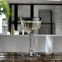 Rcr Timeless 6-Piece Champagne Glass Set, 260ml, Transparent Wine And Champagne Glasses