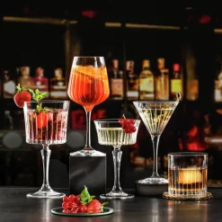 Rcr Timeless 6-Piece Champagne Glass Set, 260ml, Transparent Wine And Champagne Glasses