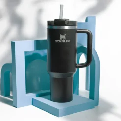 Clearance Stanley Quencher Flowstate™ Tumbler, 1.18L, Black Stainless Steel Flasks