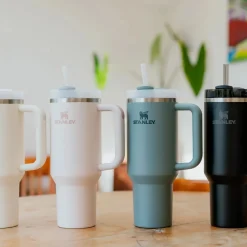 Clearance Stanley Quencher Flowstate™ Tumbler, 1.18L, Black Stainless Steel Flasks