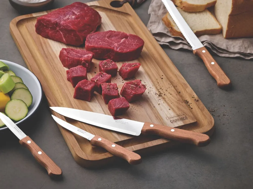 Clearance Tramontina 4-Piece Stainless Steel Kitchen Knife Set, Knife Sets