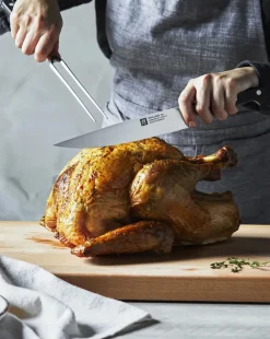 Outlet Zwilling Pro 2 Piece Knife Set, Black Silver Knife Sets